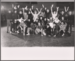 Ensemble in rehearsal for the stage production A Joyful Noise