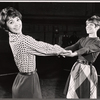 Susan Watson and Leland Palmer in rehearsal for the stage production A Joyful Noise