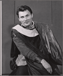 Jack Palance in publicity portrait for the 1955 American Shakespeare Festival production of Julius Caesar