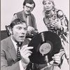 Alan Bergmann [foreground with record], Elizabeth Shepherd [background right] and unidentified [background left] in the stage production The Jumping Fool