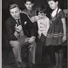 David Wayne and unidentified others in rehearsal for the stage production Juniper and the Pagans