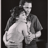 Ellen Madison and Mario Alcalde in rehearsal for the stage production Juniper and the Pagans