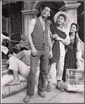 Mario Alcalde, David Wayne and Ellen Madison in the stage production Juniper and the Pagans