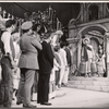 David Wayne, Ellen Madison and unidentified others in the stage production Juniper and the Pagans
