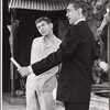 David Wayne [left] and unidentified in the stage production Juniper and the Pagans