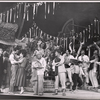 David Wayne [center] and unidentified others in the stage production Juniper and the Pagans