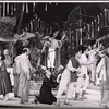 David Wayne [center right] and unidentified others in the stage production Juniper and the Pagans