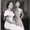 Lee Venora and Joan Weldon in rehearsal for the stage production Kean