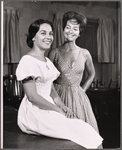 Lee Venora and Joan Weldon in rehearsal for the stage production Kean