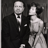 Alfred Drake and Joan Weldon in rehearsal for the stage production Kean