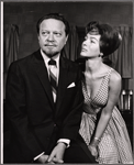 Alfred Drake and Joan Weldon in rehearsal for the stage production Kean