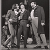 Unidentified actor, Arthur Rubin and Robert Penn in the stage production Kean