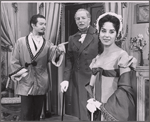 Alfred Drake, Lee Venora and unidentified [center] in the stage production Kean