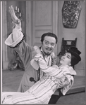 Alfred Drake and Lee Venora in the stage production Kean