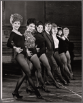 Don Francks [center] and unidentified others in rehearsal for the stage production Kelly