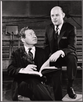 Eddie Lawrence and Moose Charlap in rehearsal for the stage production Kelly