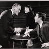 Wilfred Brambell, Eileen Rodgers and Don Francks in rehearsal for the stage production Kelly