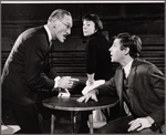 Wilfred Brambell, Eileen Rodgers and Don Francks in rehearsal for the stage production Kelly