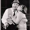 Jesse White and Anita Gillette in rehearsal for the stage production Kelly