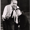 Jesse White and Eileen Rodgers in rehearsal for the stage production Kelly