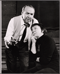 Jesse White and Eileen Rodgers in rehearsal for the stage production Kelly