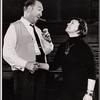 Jesse White and Eileen Rodgers in rehearsal for the stage production Kelly