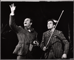 Don Francks [right] and unidentified in the stage production Kelly