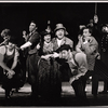 Eileen Rodgers, Jesse White [center] and unidentified others in the stage production Kelly