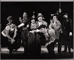 Eileen Rodgers, Jesse White [center] and unidentified others in the stage production Kelly