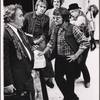 Kenneth McMillan, Christopher Walken, Jerry Zaks, Anna Levine and unidentified others in the stage production Kid Champion