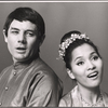Stanley Grover and Eleanor Calbes in publicity photo for the stage production The King and I