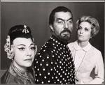 Anita Darian, Michael Kermoyan and Constance Towers in publicity photo for the stage production The King and I