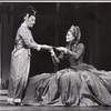 Anita Darian and Constance Towers in the stage production The King and I