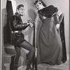 Dorothy Whitney and unidentified [right] in the 1959 Players Theatre production of King Lear