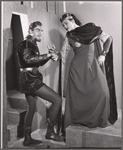 Dorothy Whitney and unidentified [right] in the 1959 Players Theatre production of King Lear