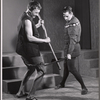 Robert Burr and unidentified in the 1959 Players Theatre production of King Lear