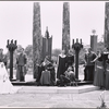 Frank Silvera [center] and unidentified others in the 1962 NY Shakespeare production of King Lear