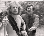 Rene Auberjonois and Paul Sorvino in the 1973 NY Shakespeare production of King Lear