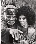 James Earl Jones and Rosalind Cash in the 1973 NY Shakespeare production of King Lear