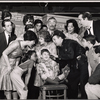 Francine Beers, Tom Pedi [left] and unidentified others in the stage production King of the Whole Damn World