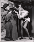 Sheldon Golomb and unidentified in the stage production King of the Whole Damn World