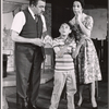Boris Aplon, Sheldon Golomb and Floria Mari in the stage production King of the Whole Damn World
