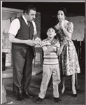 Boris Aplon, Sheldon Golomb and Floria Mari in the stage production King of the Whole Damn World