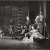 Henry Calvin [center] and unidentified others in the 1965 revival of the stage production Kismet