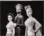 Lee Venora, Alfred Drake and Anne Jeffreys in the 1965 revival of the stage production Kismet