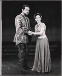 Alfred Drake and Lee Venora in the 1965 revival of the stage production Kismet