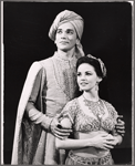 Richard Banke and Lee Venora in the 1965 revival of the stage production Kismet