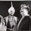 Alfred Drake and Henry Calvin in the 1965 revival of the stage production Kismet