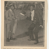 George Evans ("Kid Jones") and Eddie Leonard ("Bill Simmons") in the minstrel production The Belle of the Barbers' Ball (as published in unsourced article, August 29, 1908)