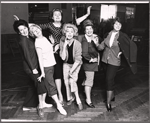 Kaye Ballard [right] and unidentified others in rehearsal for the stage production Molly